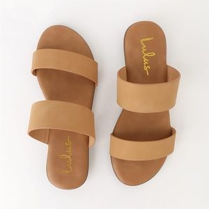 Oona Natural Slide Sandals